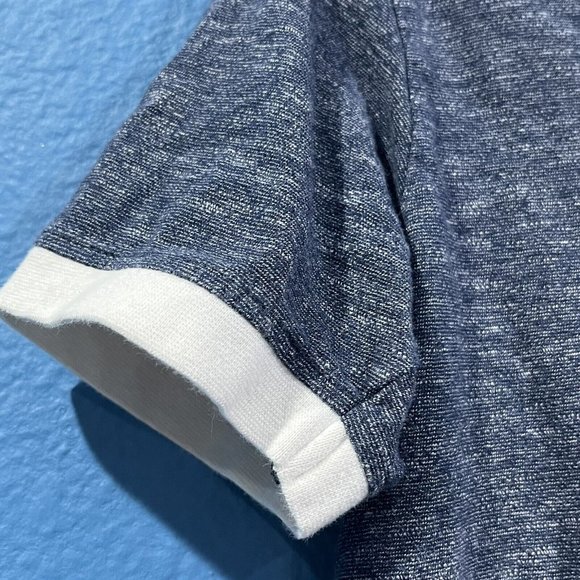 Raging Bull Red White Blue Polo Shirt Yon Andre Rugby Women Size XS - Picture 6 of 15